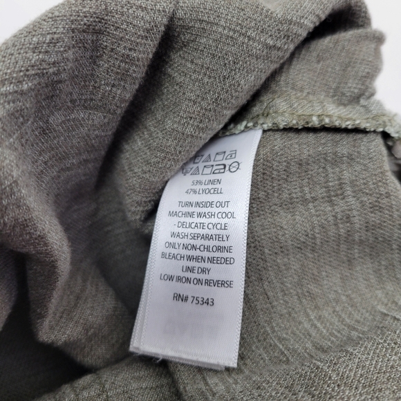 C&C California | Linen Blend  Retro Button Down Skirt Womens Small - Picture 7 of 7